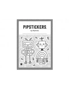 Pipstickers Pegatinas para Colorear Robots