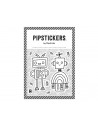 Pipstickers Pegatinas para Colorear Robots