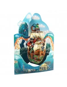 Postal 3D Barco Pirata
