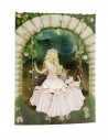 Postal 3D Princesa en columpio