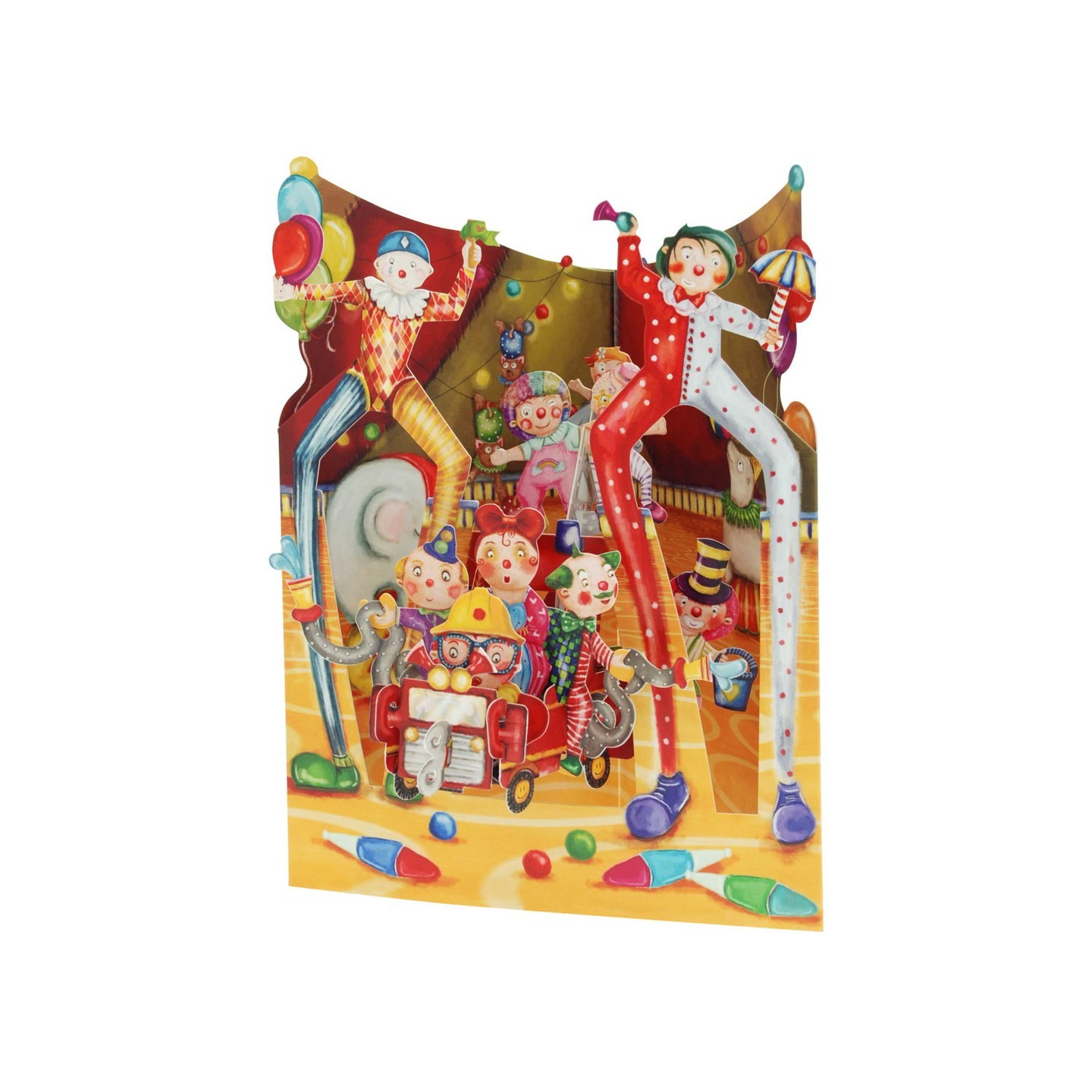 Postal 3D Payasos