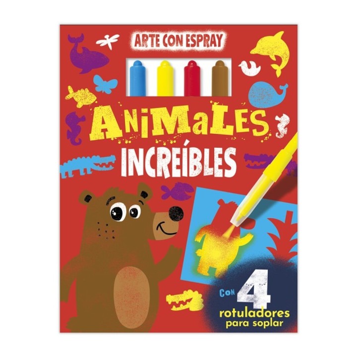 Arte con Spray. Animales Increibles