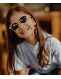 Gafas de Sol envolventes para Niños KOOLSUN SPORT - White Royal