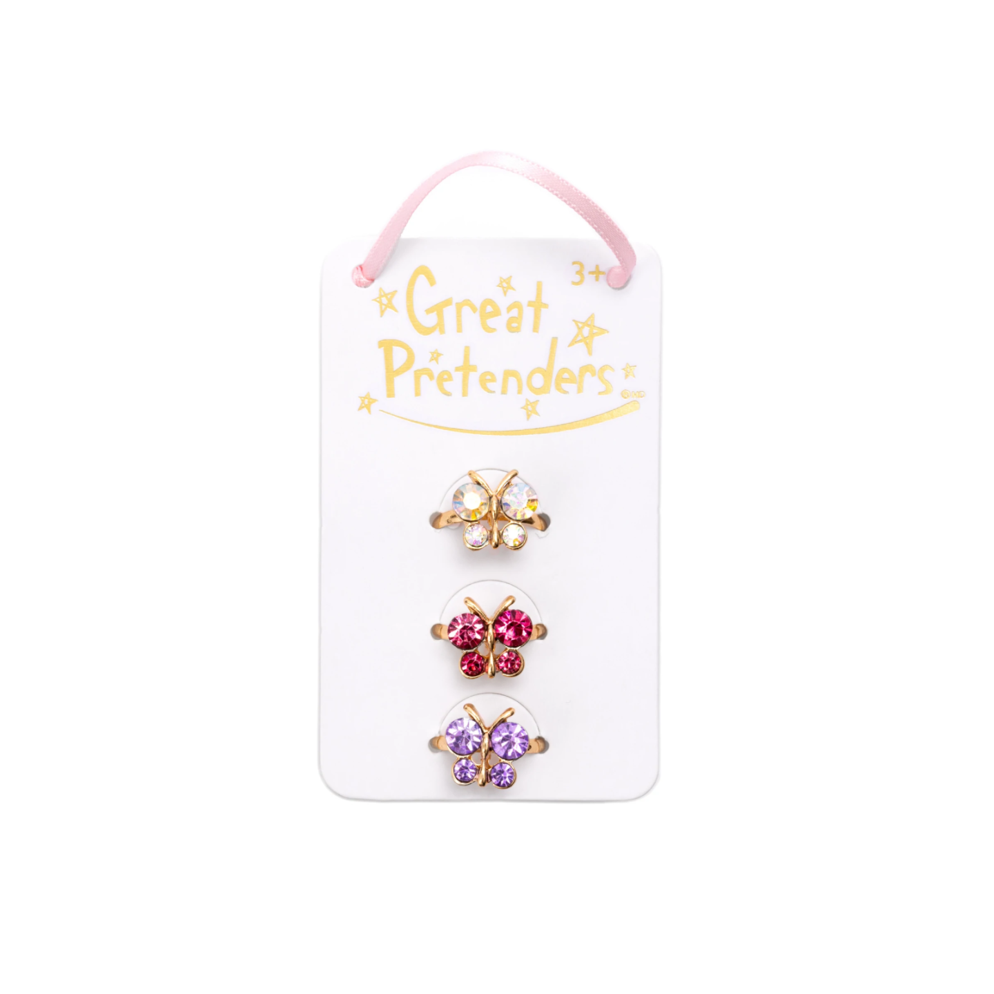 Set 3 Anillos Boutique Butterfly Gem