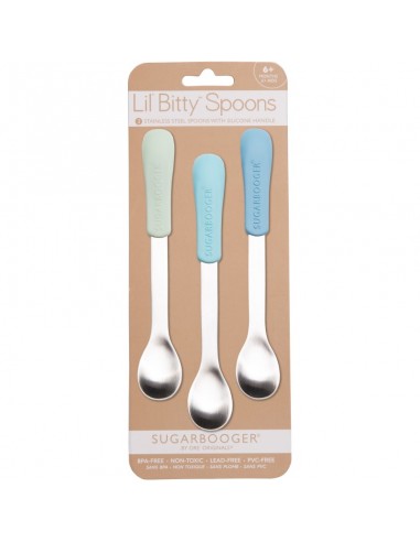 Pack de 3 cucharas Lil Bitty Azul