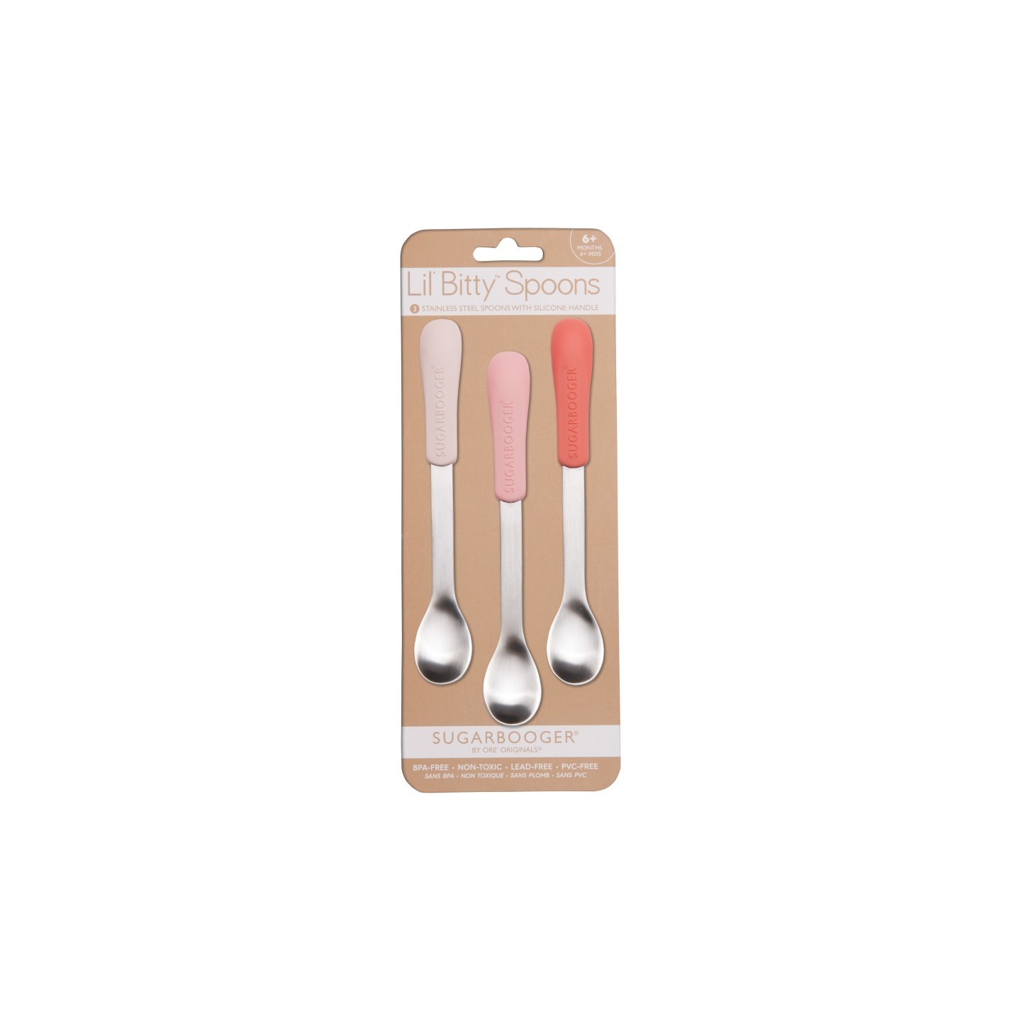 Pack de 3 cucharas Lil Bitty Rosa