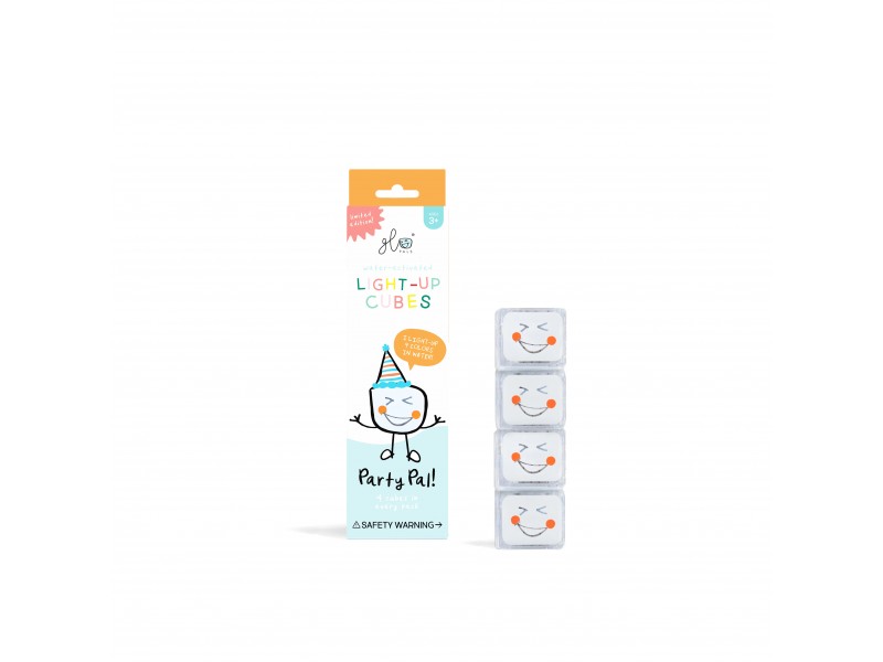 Set 4 cubos Multicolor con luz Glo Pals