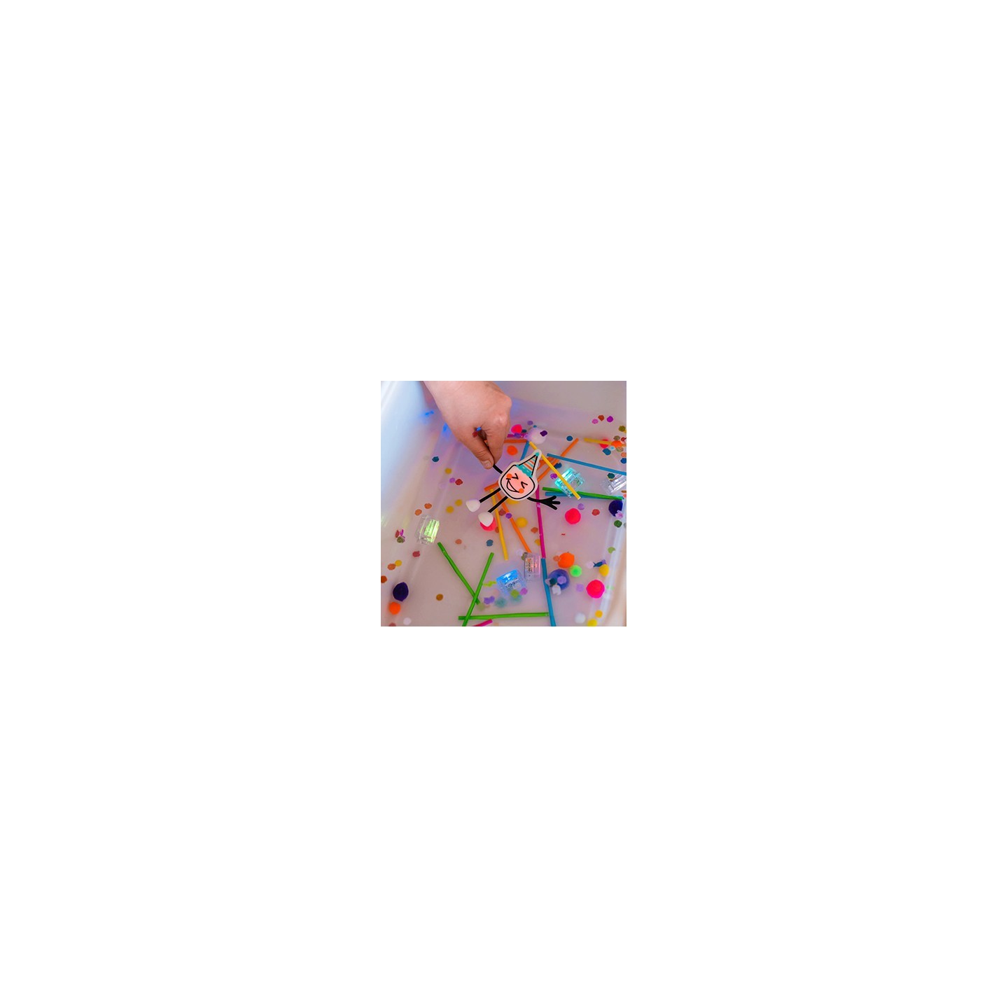 Set 4 cubos Multicolor con luz Glo Pals