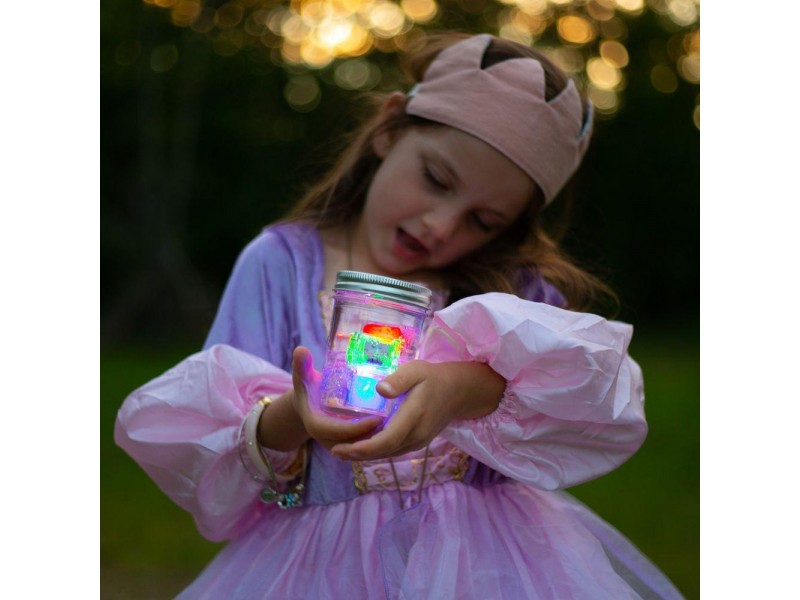 Set 4 cubos Azules con luz Glo Pals