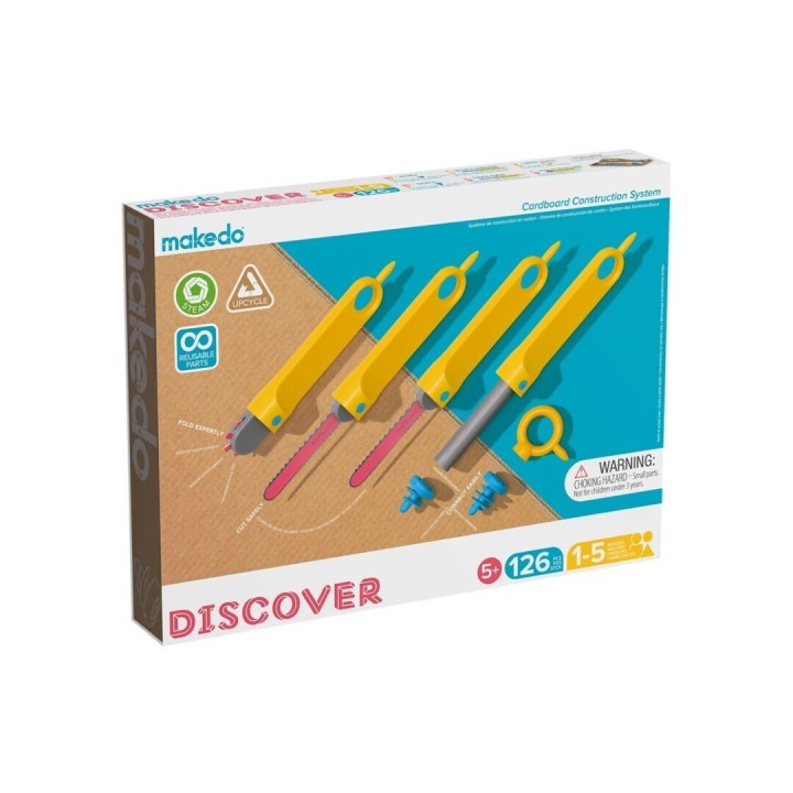 Makedo Discover Kit 126 Piezas