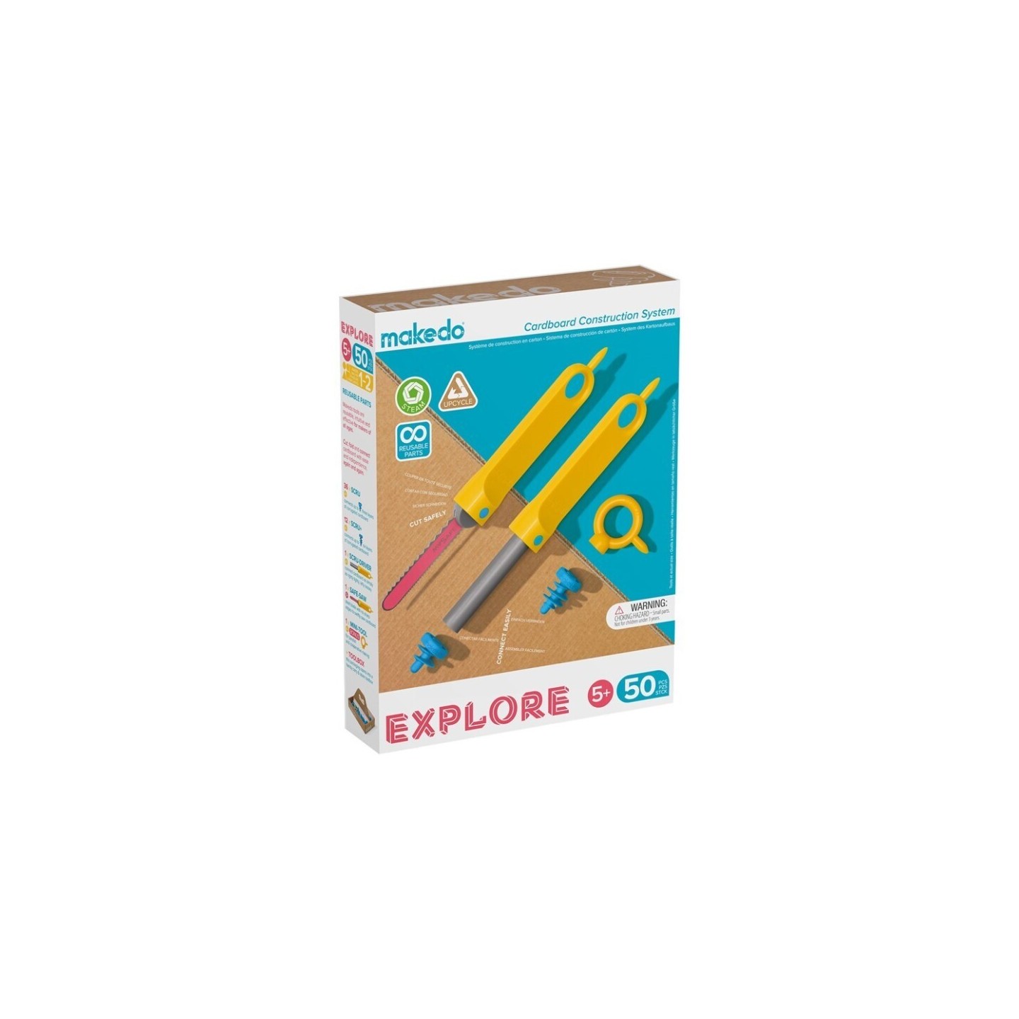 Makedo Explore Kit 50 Piezas