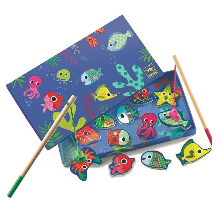 Juego de Pesca Magnetico - Peces de Colores
