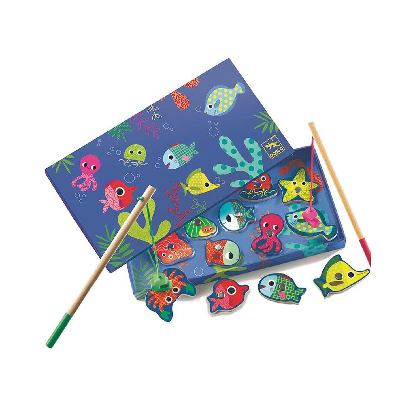 Juego de Pesca Magnetico - Peces de Colores