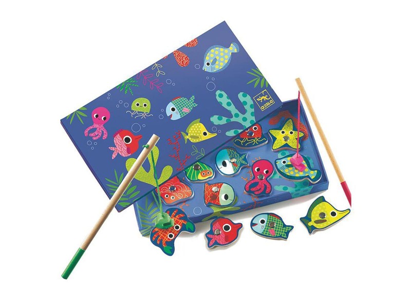 Juego de Pesca Magnetico - Peces de Colores