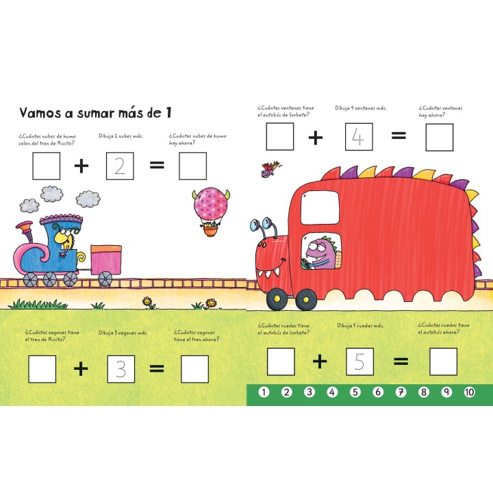 Libro Pizarra - Aprendo a Sumar y Restar