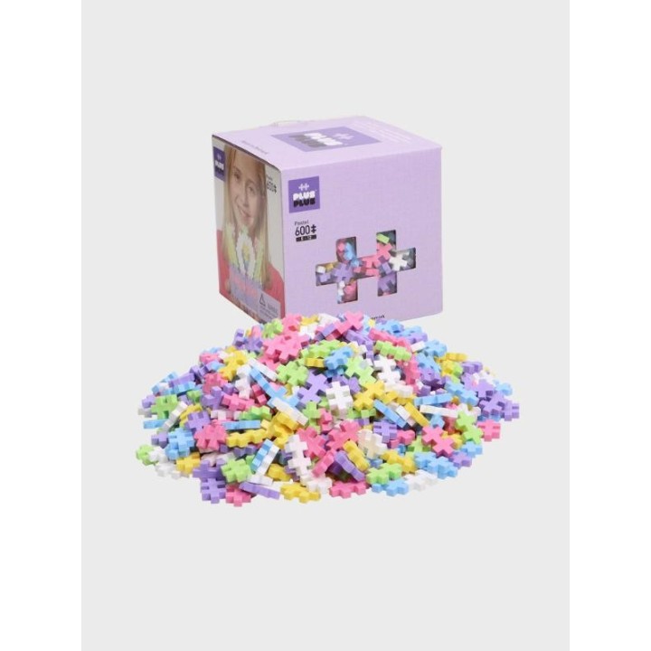 Plus Plus Caja de 600 Piezas Pastel