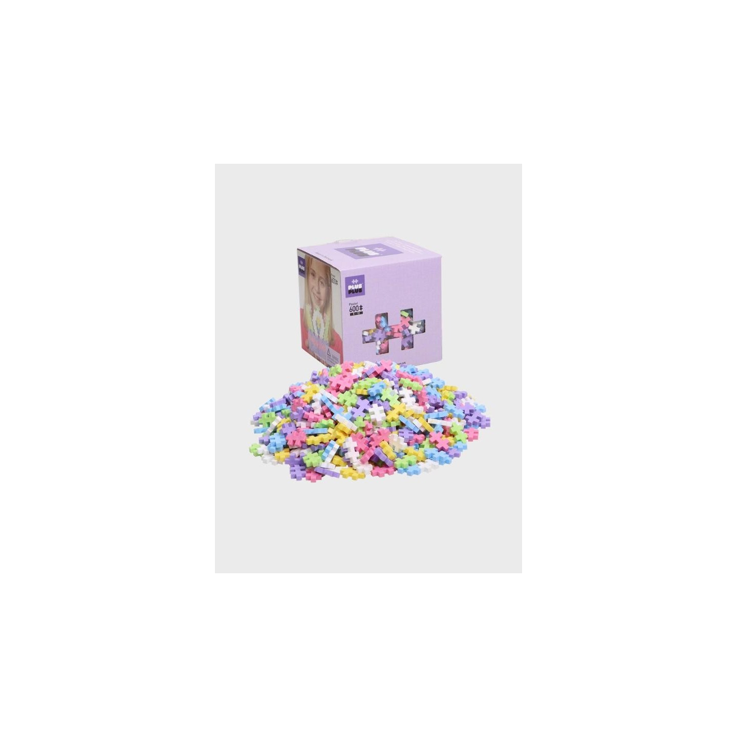 Plus Plus Caja de 600 Piezas Pastel