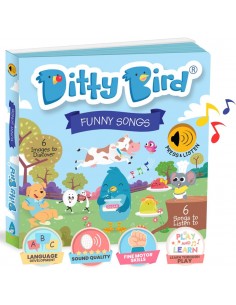 Libro Juego canta en Inglés Ditty Bird FUNNY SONGS