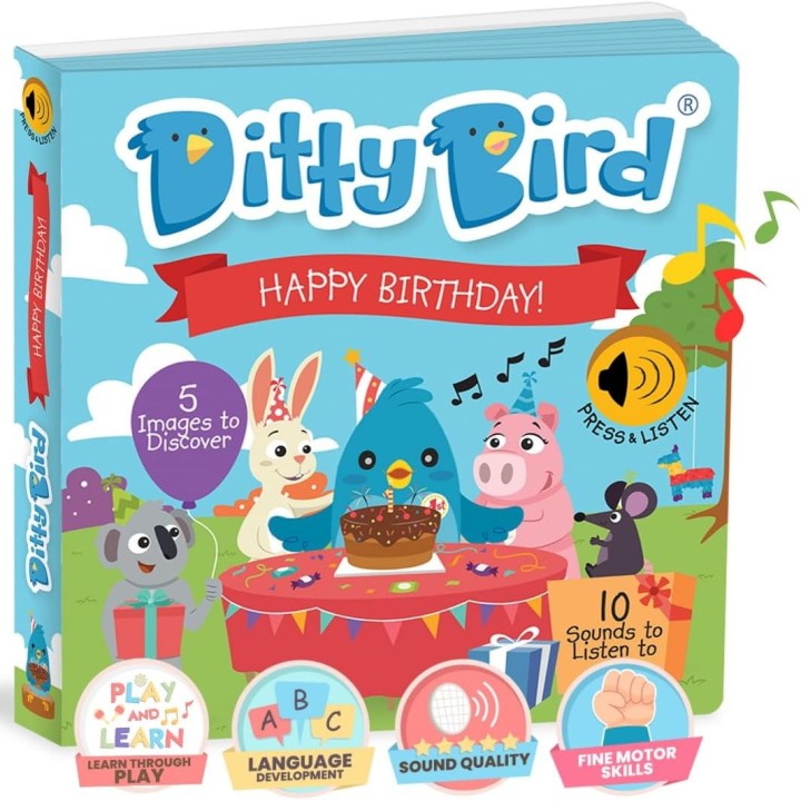 Libro Juego canta en Inglés Ditty Bird HAPPY BIRTHDAY