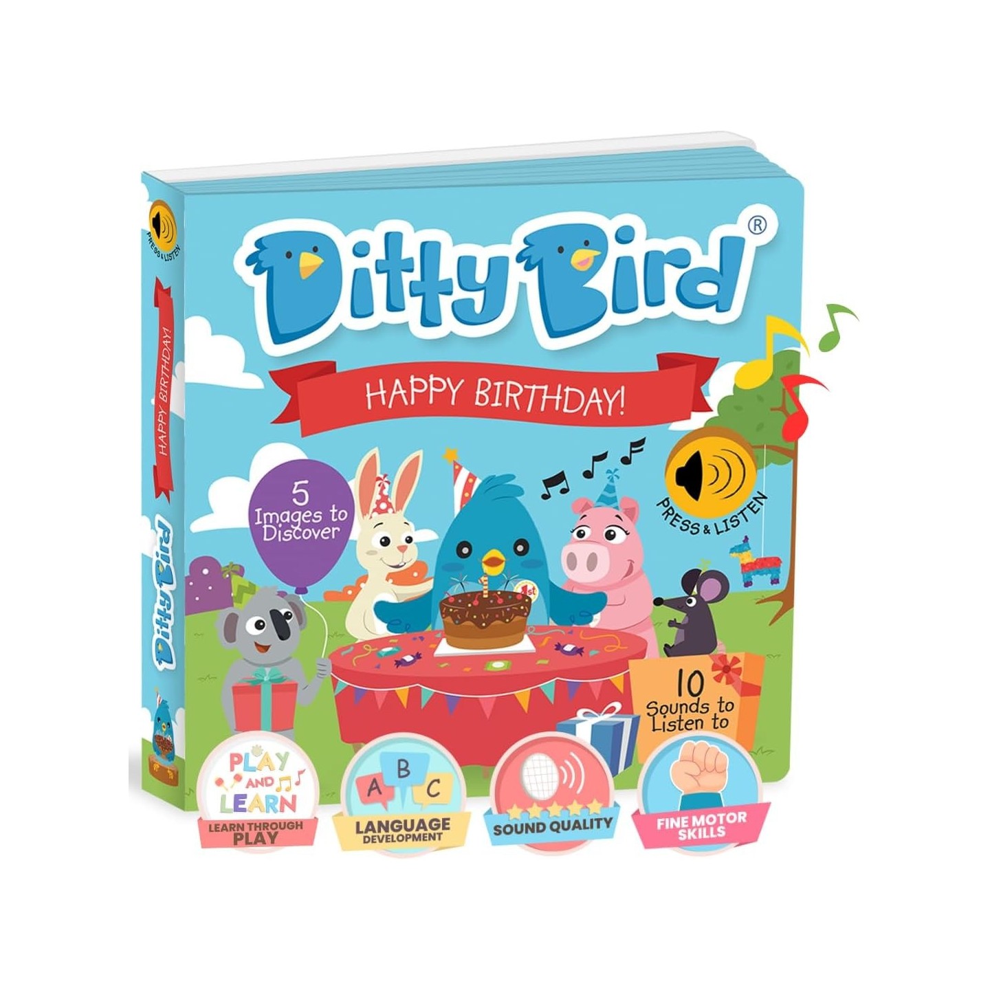 Libro Juego canta en Inglés Ditty Bird HAPPY BIRTHDAY