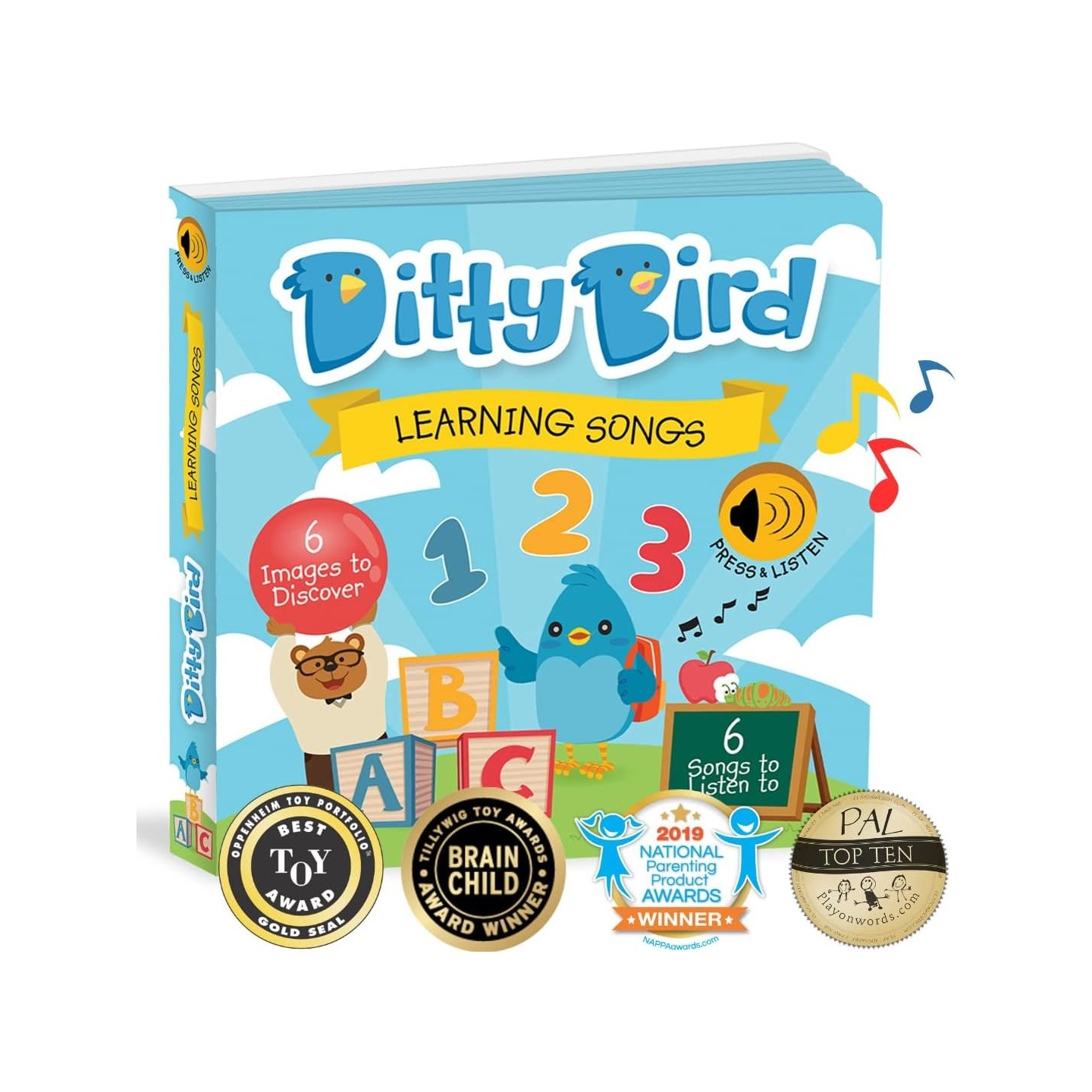Libro Juego canta en Inglés Ditty Bird LEARNING SONGS