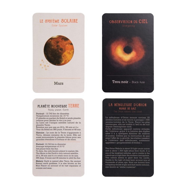 Caja Descubre el Espacio (Inglés-Francés)