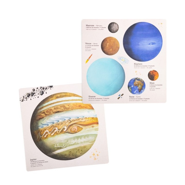 Caja Descubre el Espacio (Inglés-Francés)