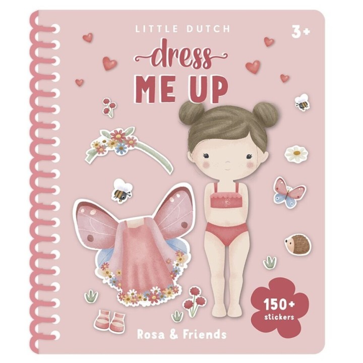 Libro de Pegatinas Viste a Rosa y Amigas