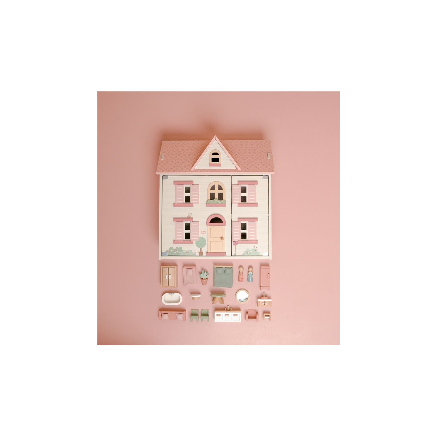 Casa de Muñecas de Madera