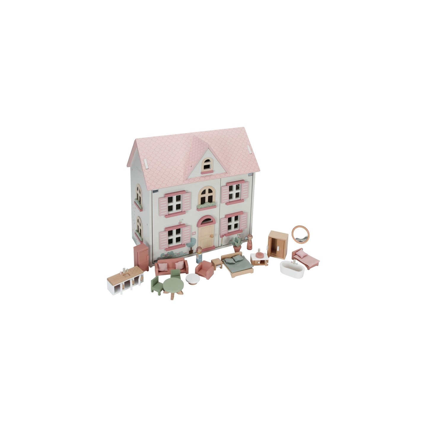 Casa de Muñecas de Madera