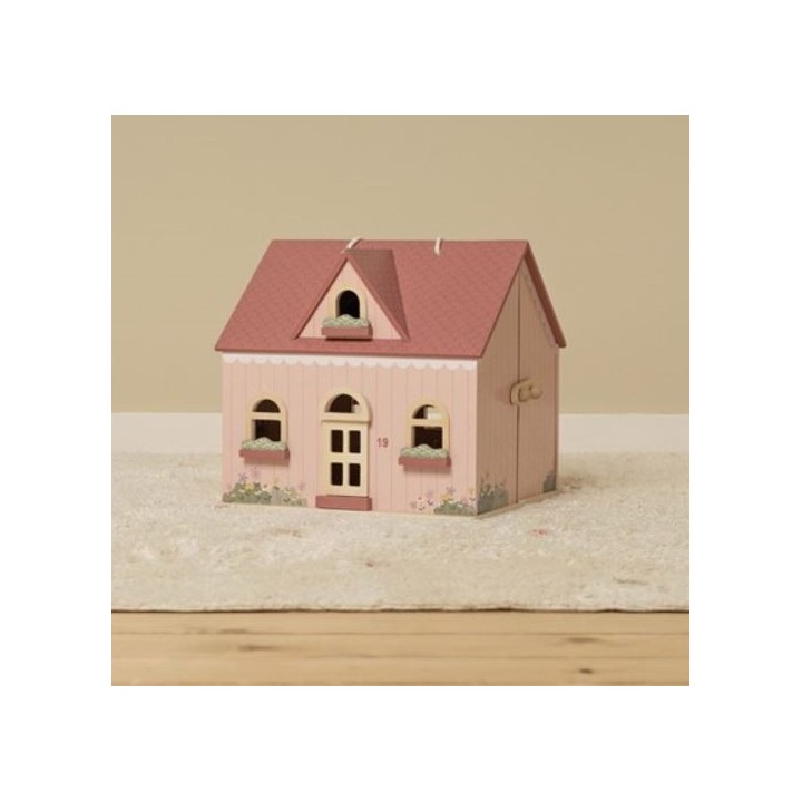 Casa de Muñecas de Madera Portable