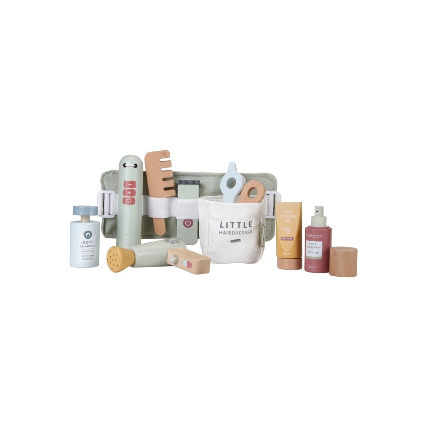 Set de Peluquería de Madera