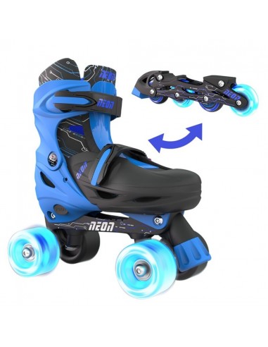 Patines Combo Neón Azul Talla 34-37