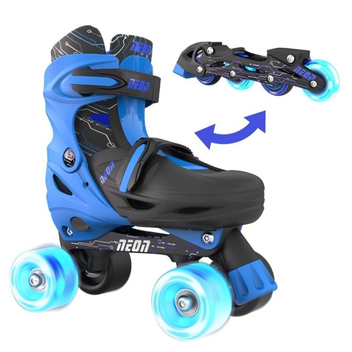 Patines Combo Neón Azul