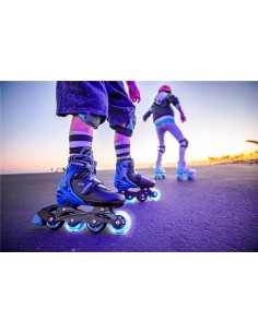 Patines Combo Neón Azul 2