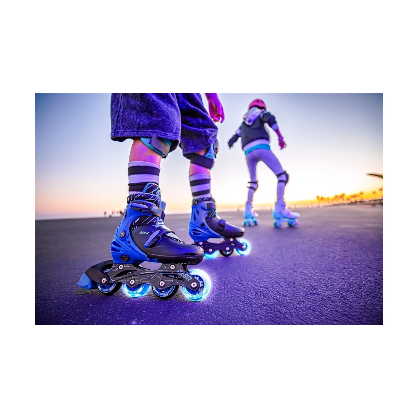 Patines Combo Neón Azul
