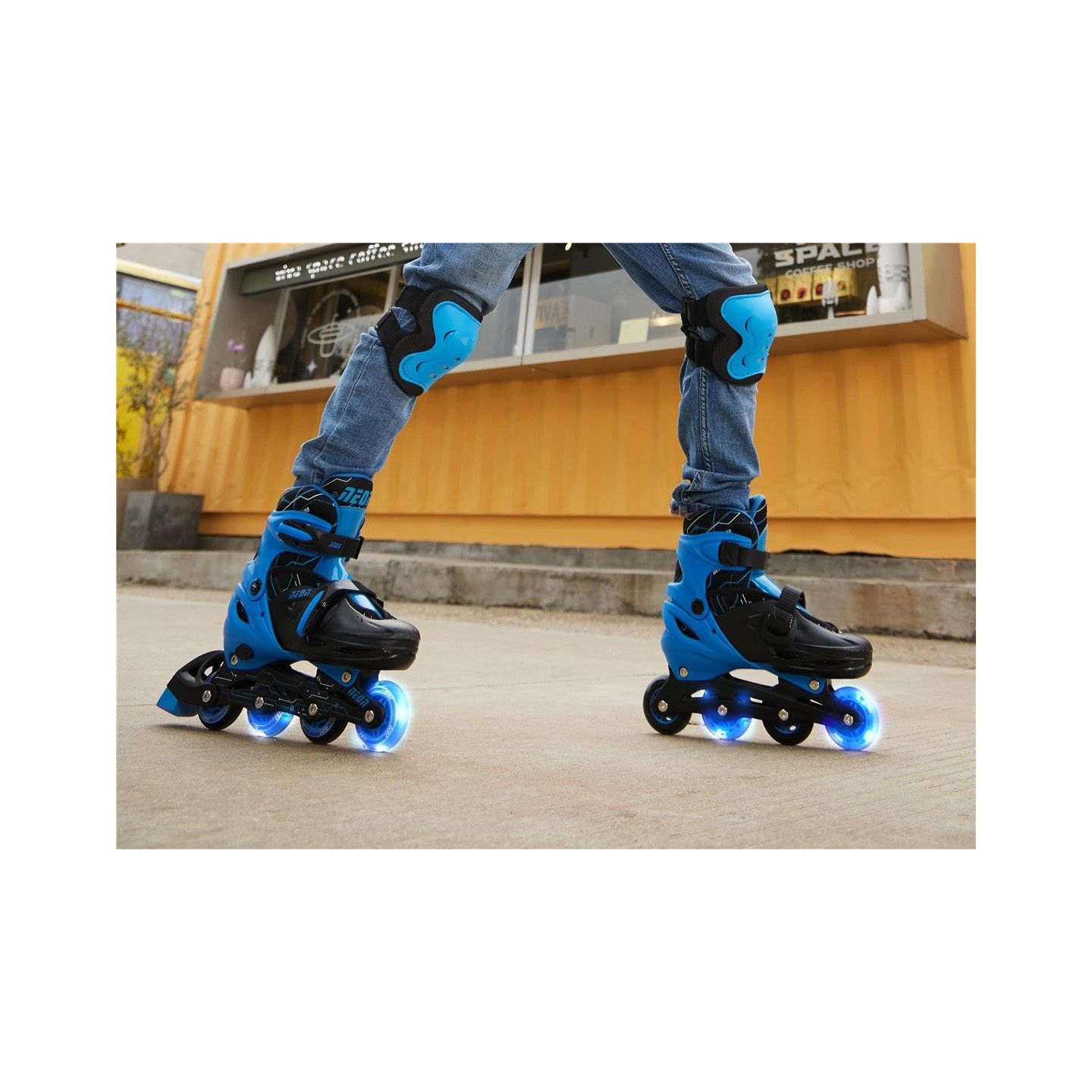Patines Combo Neón Azul