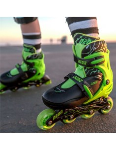 Patines Combo Neón Verde 2