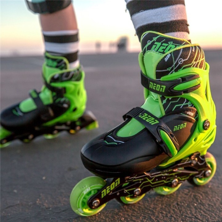 Patines Combo Neón Verde