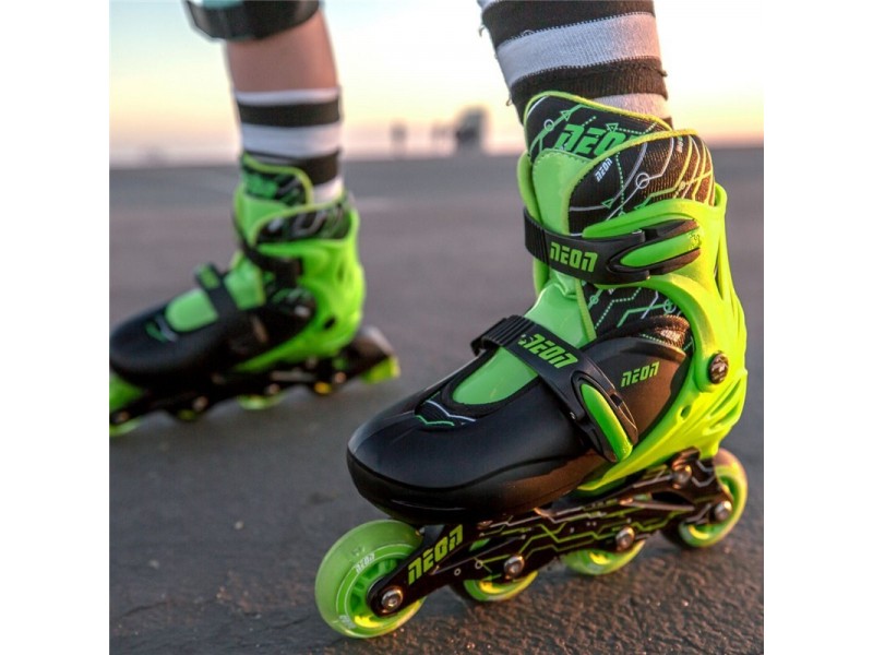 Patines Combo Neón Verde