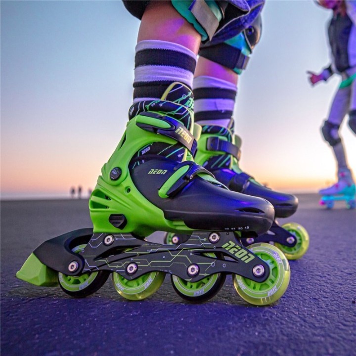 Patines Combo Neón Verde