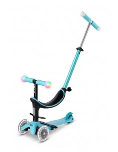 Patinete Mini2Grow Deluxe Magic LED Azul