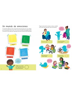 Mi primer libro de pegatinas - Las emociones 2