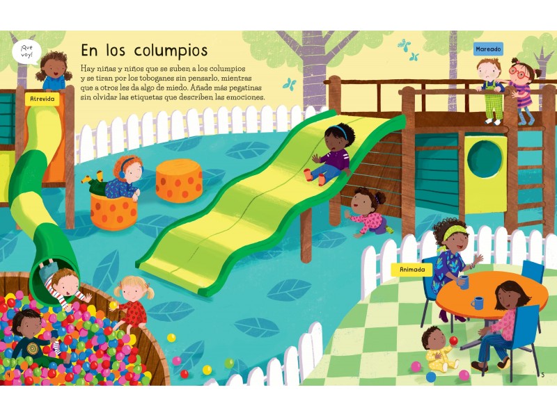 Mi primer libro de pegatinas - Las emociones