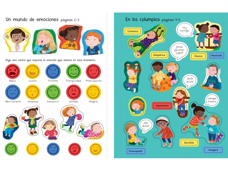 Mi primer libro de pegatinas - Las emociones