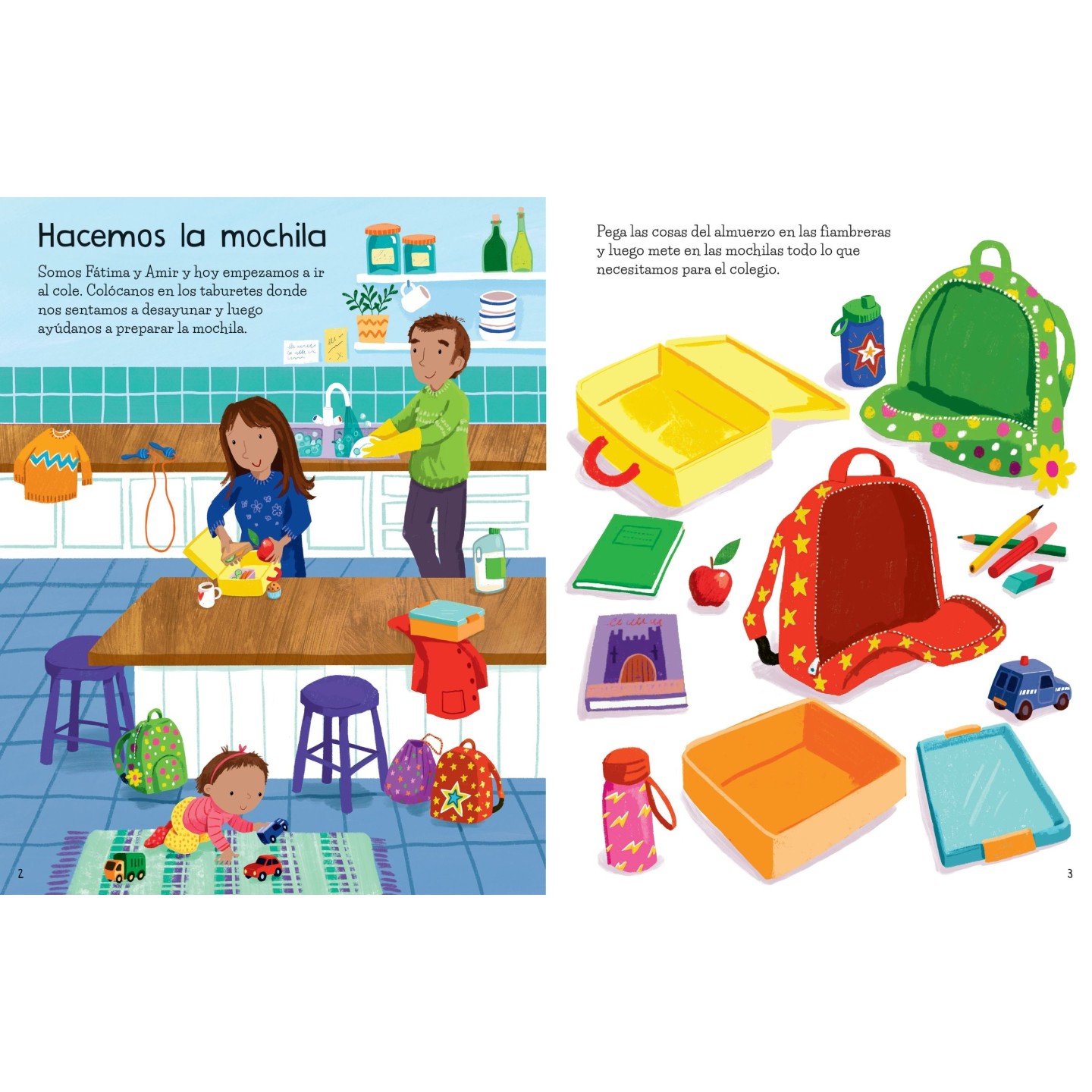 Mi primer libro de pegatinas - Ya voy al Cole