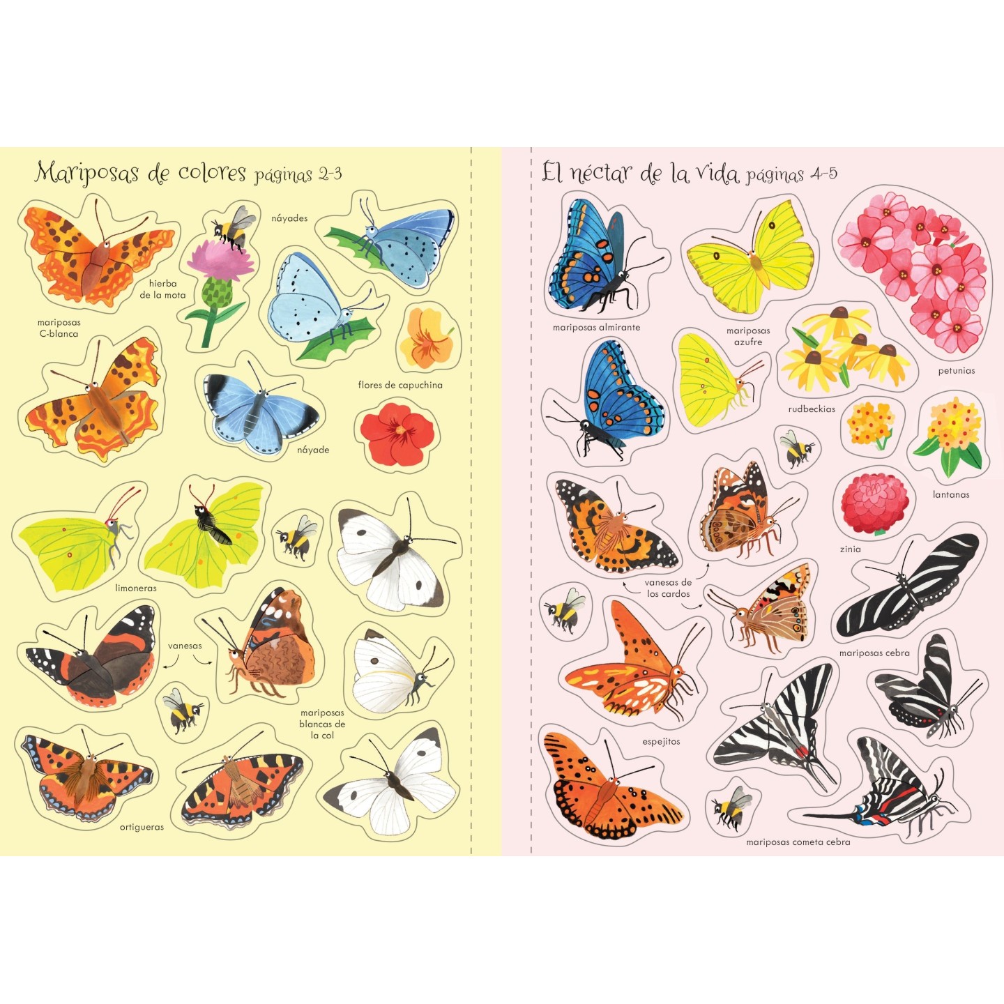Mi pequeño libro de pegatinas - Mariposas