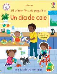 Mi primer libro de pegatinas - Un día de cole