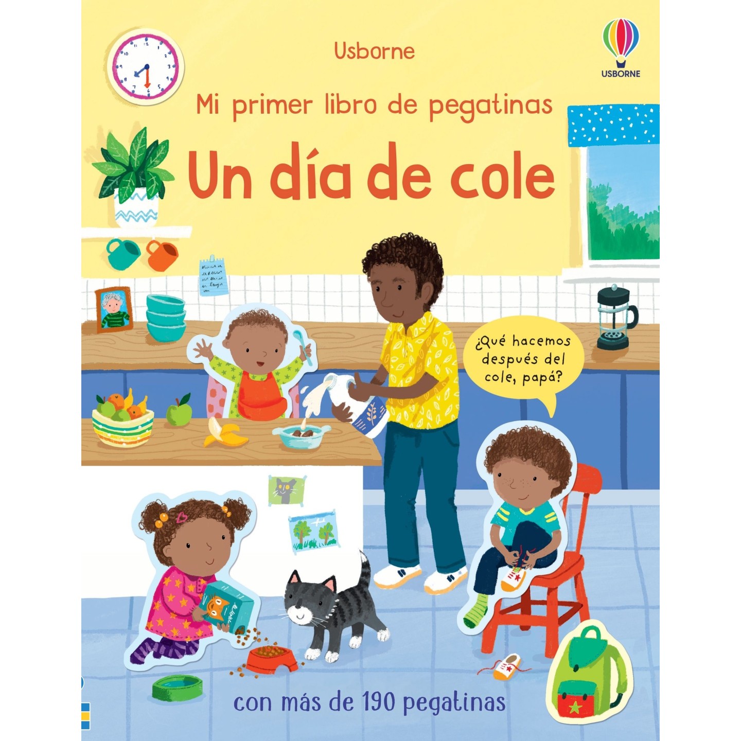 Mi primer libro de pegatinas - Un día de cole