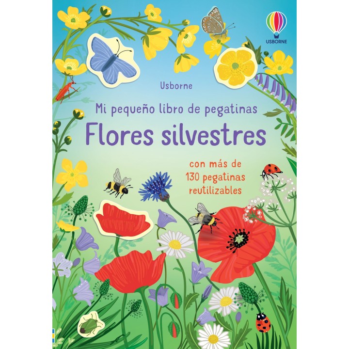 Mi pequeño libro de pegatinas - Flores silvestres